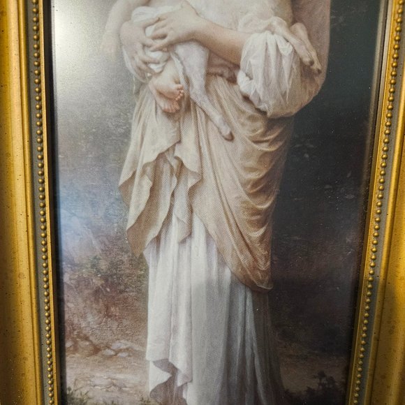 our lady of divine innocence 7x12 beautiful framed - Picture 2 of 9